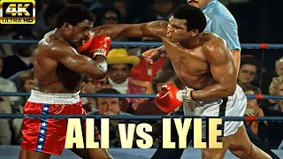 Muhammad Ali vs Ron Lyle | KNOCKOUT Legendary Boxing Fight | 4K Ultra HD