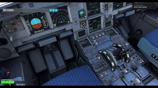MSFS 2020 Fenix Simulations A320, Vatsim, SBI005, Vatsim, Anapa-Makhachkala