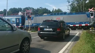 Železniční přejezd Kamenný Újezd u Českých Budějovic zastávka #1-29.7.2022