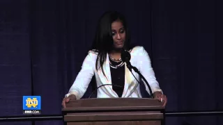 Skylar Diggins Senior Speech - Notre Dame Women's Basketball