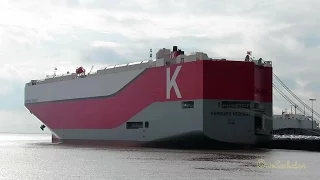 car carrier HAMBURG HIGHWAY 7JUW IMO 9712644 Emden RoRo merchant vessel Autotransporter