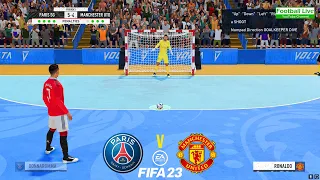 FIFA 23 | PSG vs. Man United | Penalty Shootout Futsal | Messi vs Ronaldo - Gameplay PC