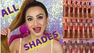 KAY BEAUTY *MATTE DRAMA* LIPSTICKS Swatches & Review | Aishwarya Kaushal Jain