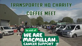 Transporter HQ charity coffee meet || £2334 raised || insane selection of vans on display