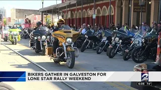 Bikers gather in Galveston for Lone Star Rally Weekend