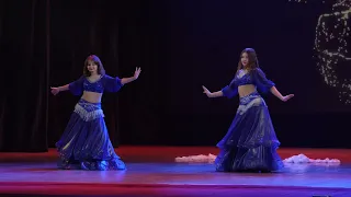 Восточный танец  с платком дуэт Волоси Дарья и Грибова Анастасия