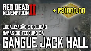 RED DEAD REDEMPTION 2 - MAPAS DO TESOURO GANGUE DE JACK HALL (LOCALIZ. E SOLUÇÃO)