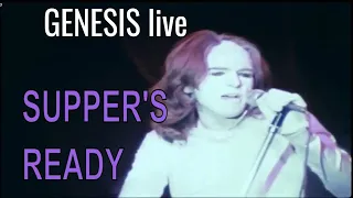 GENESIS SUPPER'S READY Live 1972/ LEGENDARY PETER GABRIEL in Progressive rock classical piece
