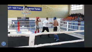 הלוחם והרוח - ניצחון לאור בוג'ו בגמר אליפות ישראל בקיק בוקס לשנת 2024