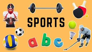 Learn the alphabet letters | Kids educational SPORTS ABC | Toddlers and Preschoolers