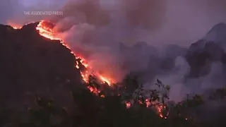 Lethal fires in Peru Andes