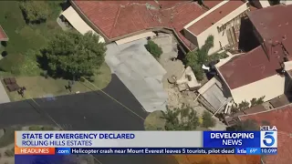 Local state of emergency declared after landslide on Palos Verdes Peninsula