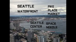 SEATTLE:  Pike Place Market, Waterfront + Seattle Center, Seattle Needle