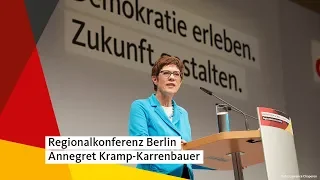 Regionalkonferenz Berlin: Annegret Kramp-Karrenbauer