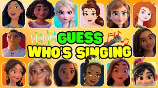 GUESS WHO IS SINGING DISNEY PRINCESSES EDITION | GUESS THE PRINCESS