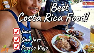 🇨🇷 COSTA RICAN FOOD - Best Restaurants, Must Eat Review!