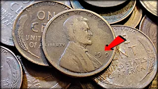 $50 PENNY HUNT!!! COIN ROLL HUNTING PENNIES!!!