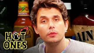 John Mayer Has a Sing-Off While Eating Spicy Wings | Hot Ones