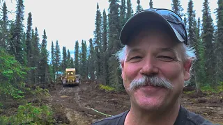 The Bulldozer has finally arrived! #Seaninalaska #kiltinalaska