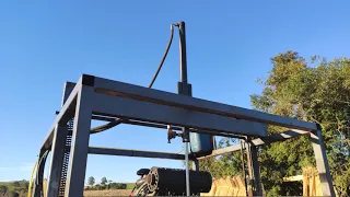 serraria movel bitolador com pistão hidráulico mobile sawmill scierie mobile móbiles sagewerk