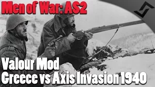 Desperate Greek Defense - Men of War: Assault Squad 2 - Valour Mod - Axis 1940 Invasion of Greece