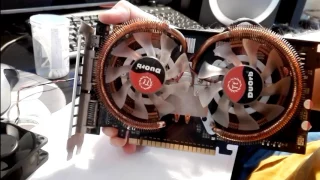 Установка охлаждения Thermaltake DuOrb на GTX 550 Ti