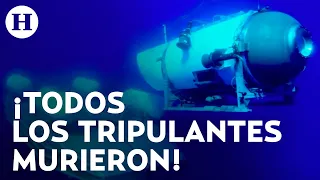 Localizan los restos del submarino Titán que se perdió durante expedición a los restos del Titanic