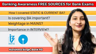 How I covered BANKING AWARENESS | Free Sources & Tips | IBPS RRB PO & Clerk | Karishma Singh |