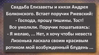 Свадба Андрея Болконского и Елизаветы! Сборник Самых Свежих Анекдотов! Юмор!