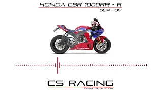 Honda CBR 1000 RR-R 2021-up CS Racing Exhaust Dyno Sound Test