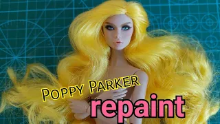 Poppy Parker Repaint/Doll Repaint  Tutorial