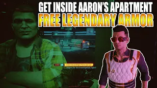 Cyberpunk 2077 - How to get inside Aaron's apartment