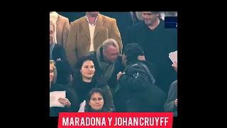 👏Maradona y Johan cruyff Dos Grandes del Fútbol⚽