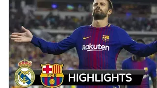 FC BARCELONA VS REAL MADRID 3-2 GOALS AND HIGHLIGHTS ENGLISH COMMENTARY MIAMI ICC 30/07/2017