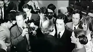 RARE: Alain Delon, Romy Schneider, Maurice Ronet and Jane Birkin: Premiere LA PISCINE