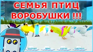 🐤ПРО ВОРОБУШКОВ! 🐤СЕМЬЯ ПТИЦ РОБЛОКС 🐣Воробей 🐥FEATHER FAMILY ROBLOX 🐤SPARROW 🐤