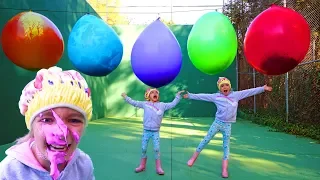 Slime con globos gigantes de colores Mystery balloon Las Ratitas