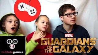 Marvel's Guardians of the Galaxy: The Telltale Series (2017) Game Trailer Reaction!!!