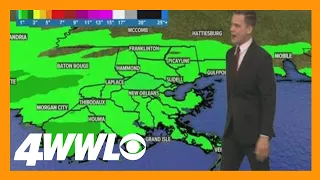 New Orleans Weather: Soaking rain moves in Monday evening