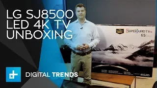 LG SJ8500 LED 4K TV - Unboxing