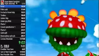 Super Mario Sunshine Any% 1:16:25 (WR as of 5/1/16)