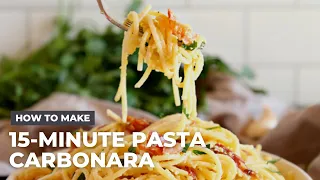 How to Make Easy 15-Minute Pasta Carbonara