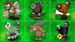 Plants vs Zombies Mod | Zombotany - 100% All GARGANTUAR VS All Gatling PEA Plants