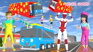 Monster Kereta Train Eater Makan Bus Tayo Yuta Baby Nana Panik Panggil Ultraman|Sakura Wilson Gaming