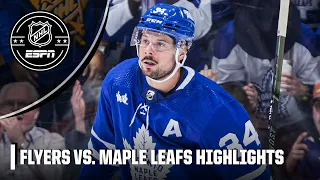 🚨 AUSTON MATTHEWS HAT TRICK 🚨 Philadelphia Flyers vs. Toronto Maple Leafs | Full Game Highlights