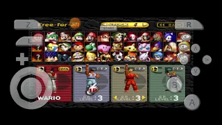 smash remix mod de Cloud con Ryu y Ken y el personaje secreto 😱😱😱