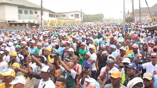Massive Crowd Agog For Tinubu As Top Nollywood Actor wants him to be the  Next President