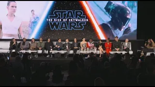 STAR WARS: THE RISE OF SKYWALKER - Global Press Conference w JJ Abrams, Daisy Ridley, John Boyega