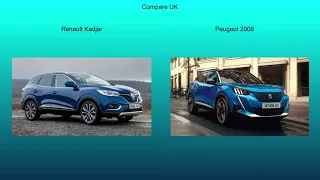 2019 Renault Kadjar vs 2019 Peugeot 2008 - Technical Data Comparison