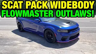 2021 Dodge Charger Scat Pack 6.4L HEMI WIDEBODY DUAL EXHAUST w/ FLOWMASTER OUTLAW!